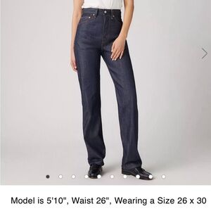 NWT Levi’s Vintage Clothing (LVC) 1950’s 701 Selvedge Jeans 30x30